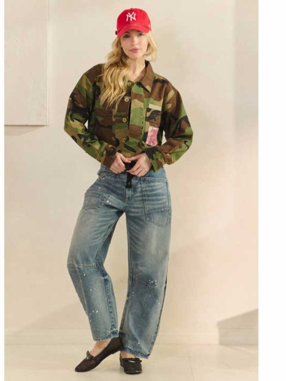 Camo Floral Utility Jacket - Picture 3 of 11